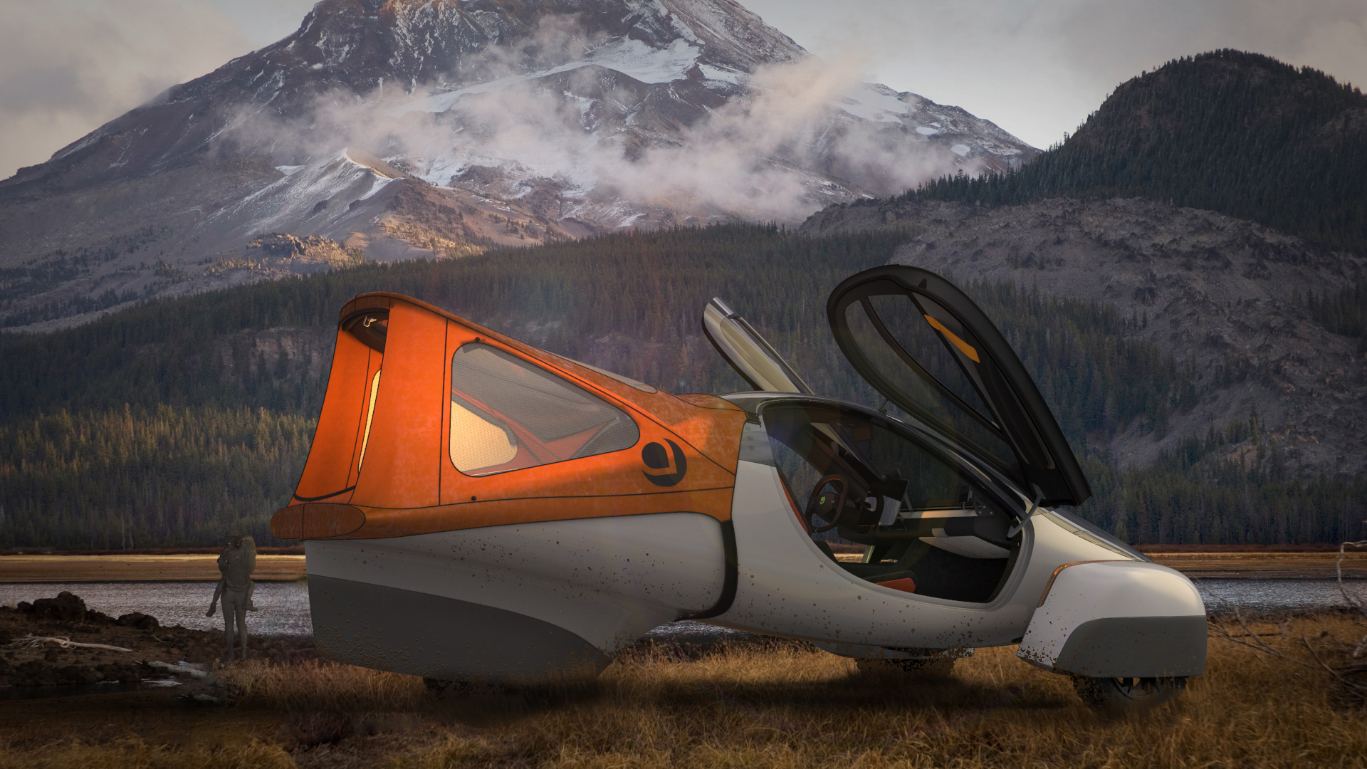 APTERA DEBUTS SOLAR-POWERED CAR FOR OFF-GRID ROAD TRIPS